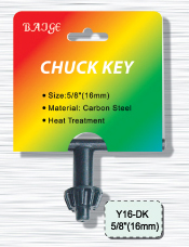16mm key with colour label tag packing
